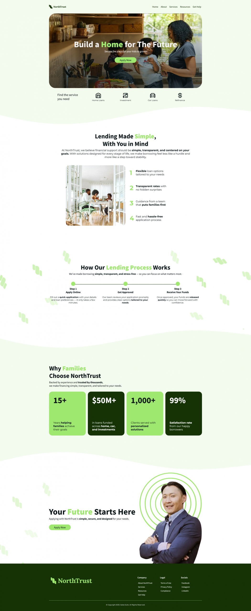 Mortgage and Lending Website