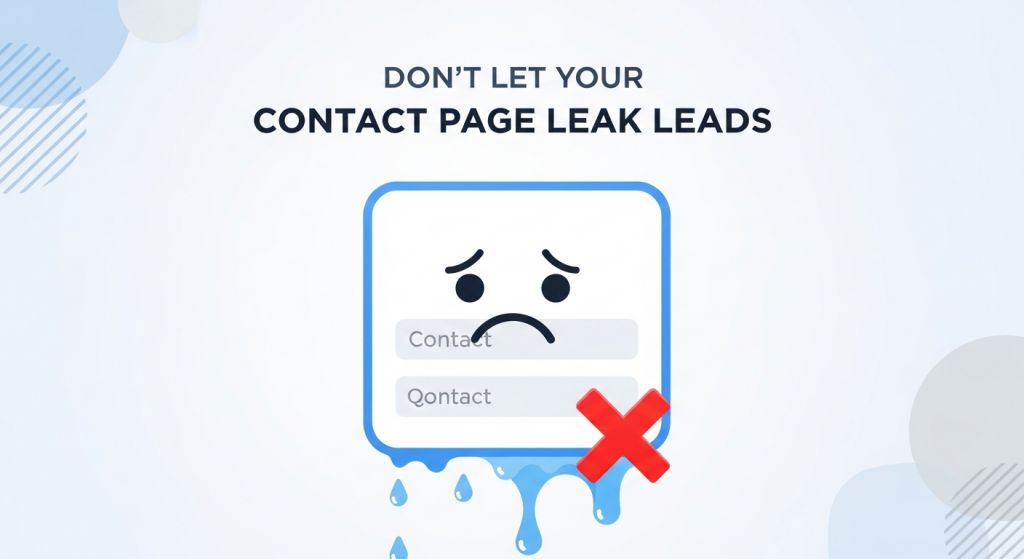 Why Your Contact Page Might Be Costing You Leads